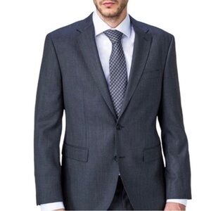 J. Crew Ludlow Loro Piana Men's Grey Blazer Super 120's Italy Four Seasons 38R